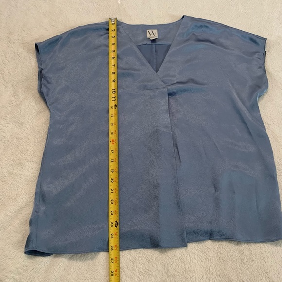 Worthington Women’s Light Blue Blouse Size Large - Picture 9 of 16